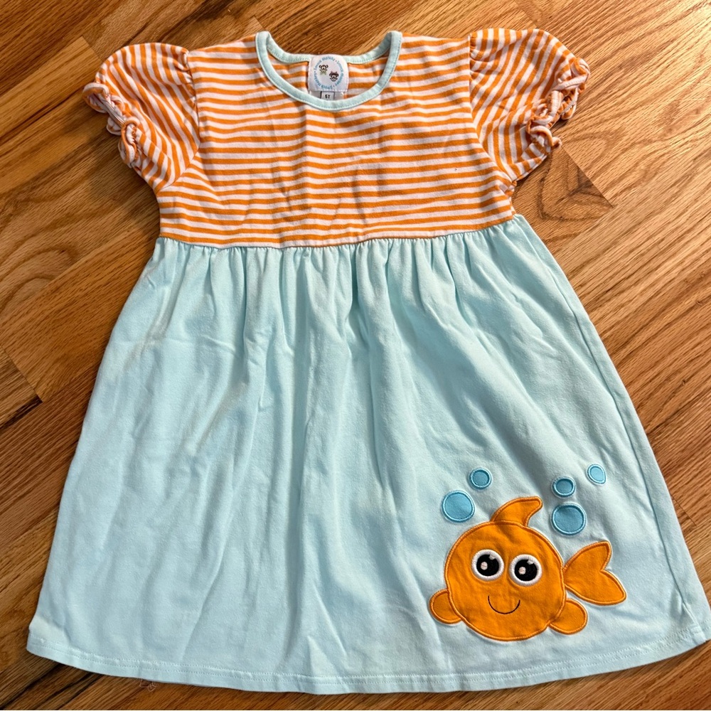 Knit fish dress 5t